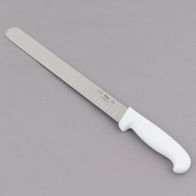 Load image into Gallery viewer, Choice 12" Granton Edge Slicing Knife with White Handle