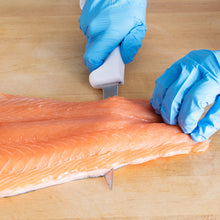 Load image into Gallery viewer, Choice 6" Narrow Stiff Boning Knife with White Handles