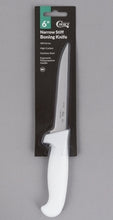 Load image into Gallery viewer, Choice 6" Narrow Stiff Boning Knife with White Handles
