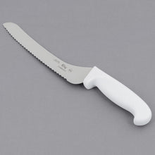 Load image into Gallery viewer, Choice 9" Offset Serrated Edge Bread Knife with White Handle
