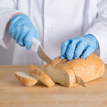 Load image into Gallery viewer, Choice 9" Offset Serrated Edge Bread Knife with White Handle