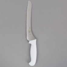 Load image into Gallery viewer, Choice 9" Offset Serrated Edge Bread Knife with White Handle