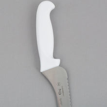 Load image into Gallery viewer, Choice 9" Offset Serrated Edge Bread Knife with White Handle