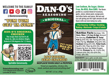 Load image into Gallery viewer, 3.5 oz Dan-O's Original Seasoning