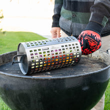 Load image into Gallery viewer, BBQ Dragon Rolling Grill Basket