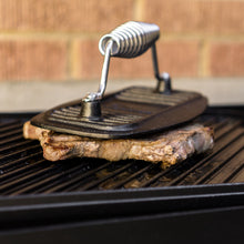 Load image into Gallery viewer, BBQ Dragon Dragon Extra-Heavy Cast Iron BBQ and Steak Press