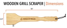 Load image into Gallery viewer, BBQ Butler Wood Grill Scraper