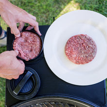Load image into Gallery viewer, BBQ Dragon 3 in 1 Burger Press – Make Stuffed Burgers, Sliders, and Big Burgers – Perfectly!