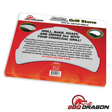 Load image into Gallery viewer, BBQ Dragon Heat-deflecting Cooking and Smoking Stone for 22″ Kettle Grills