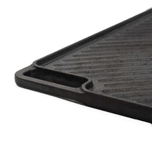 Load image into Gallery viewer, BBQ Dragon Heavy Duty, Double Sided Cast Iron Reversible Griddle Grill Pan