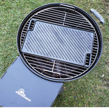 Load image into Gallery viewer, BBQ Dragon Heavy Duty, Double Sided Cast Iron Reversible Griddle Grill Pan