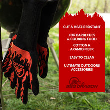 Load image into Gallery viewer, BBQ Dragon Extreme Heat Grill Gloves – 932F Temperature Resistant