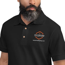Load image into Gallery viewer, Chris' BBQ Shop Embroidered Polo Shirt