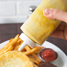 Load image into Gallery viewer, Choice 12 oz. Clear Squeeze Bottle - 6/Pack