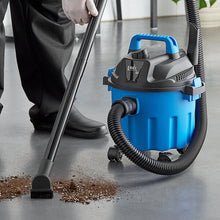 Load image into Gallery viewer, Lavex Janitorial 2 1/2 Gallon Poly Commercial Wet / Dry Vacuum with Toolkit - 100-120V, 1000W