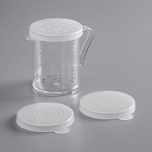 Load image into Gallery viewer, 10 oz. Polycarbonate Dredge / Measuring Cup with 3 Snap-On Lids
