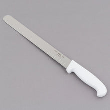 Load image into Gallery viewer, Choice 12&quot; Granton Edge Slicing Knife with White Handle
