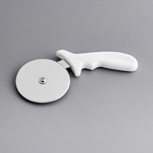 Load image into Gallery viewer, Choice 4&quot; Stainless Steel Pizza Cutter with Polypropylene White Handle

