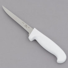 Load image into Gallery viewer,  Choice 6&quot; Narrow Stiff Boning Knife with White Handles
