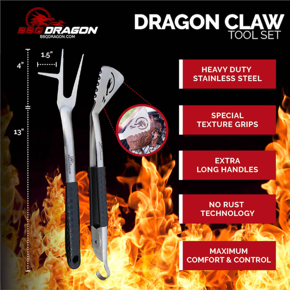 BBQ Dragon Dragon Claw Tool set