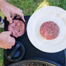 Load image into Gallery viewer, BBQ Dragon 3 in 1 Burger Press – Make Stuffed Burgers, Sliders, and Big Burgers – Perfectly!
