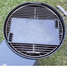 Load image into Gallery viewer, BBQ Dragon Heavy Duty, Double Sided Cast Iron Reversible Griddle Grill Pan
