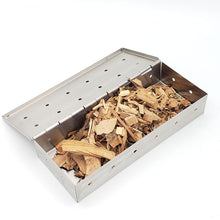 Load image into Gallery viewer, BBQ Dragon Heavy Duty Smoker Box with Hinged Lid

