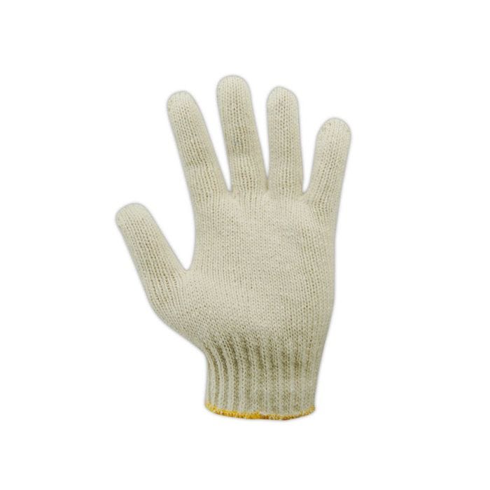 Magid KnitMaster White Standard Weight Machine Knit Gloves / Dozen