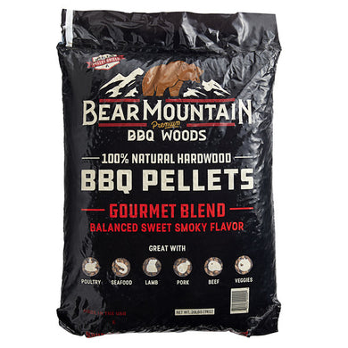Bear Mountain 100% Natural Hardwood Gourmet Blend BBQ Pellets - 20 lb.