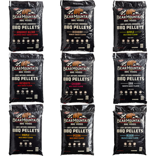 Bear Mountain 100 Natural Hardwood Gourmet Blend BBQ Pellets 20 lb. ChrisBBQShop